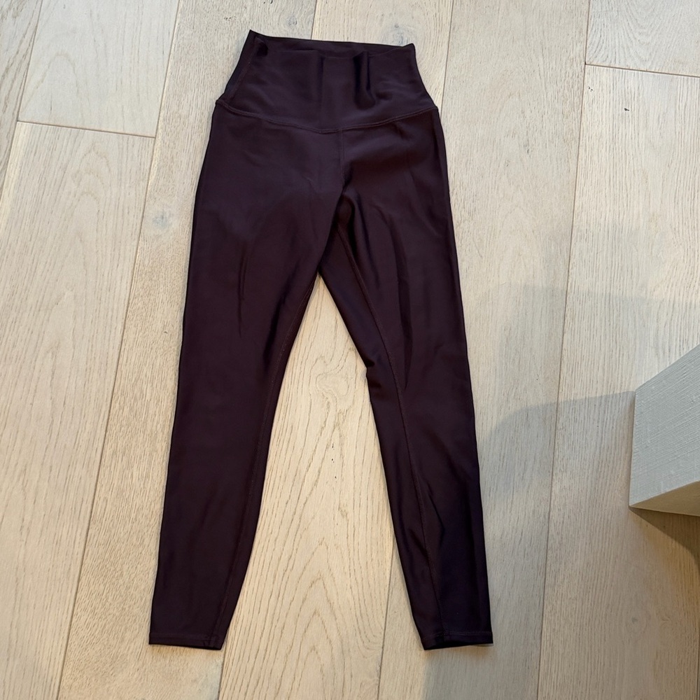 Burgundy Alo High-Waisted Leggings